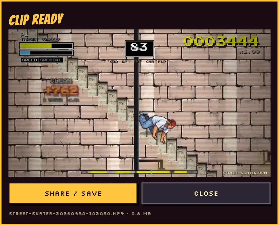 Record your clips